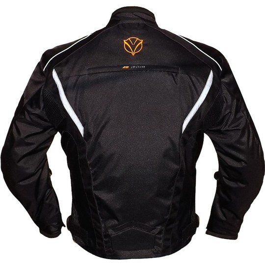 Hero Moto Jacket in Black Fabric Technician 4 Seasons 889