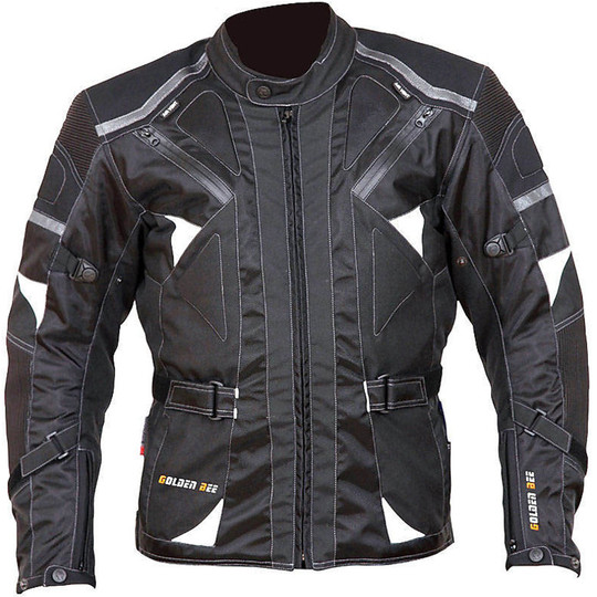 Hero Moto Jacket in Black Waterproof Fabric Technician 4 Seasons
