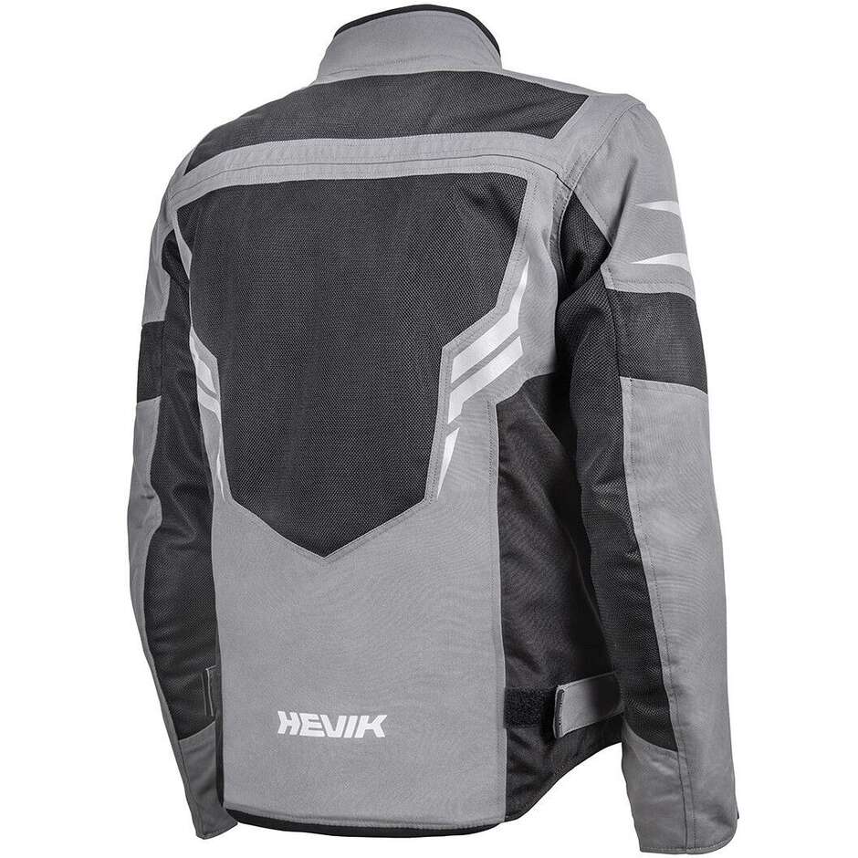 Hevik IKARO Gray Motorcycle Jacket In Perforated Fabric