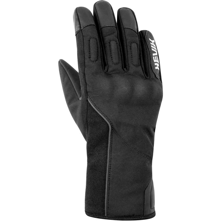Hevik Sirio wp CE Black Winter Fabric Motorcycle Gloves