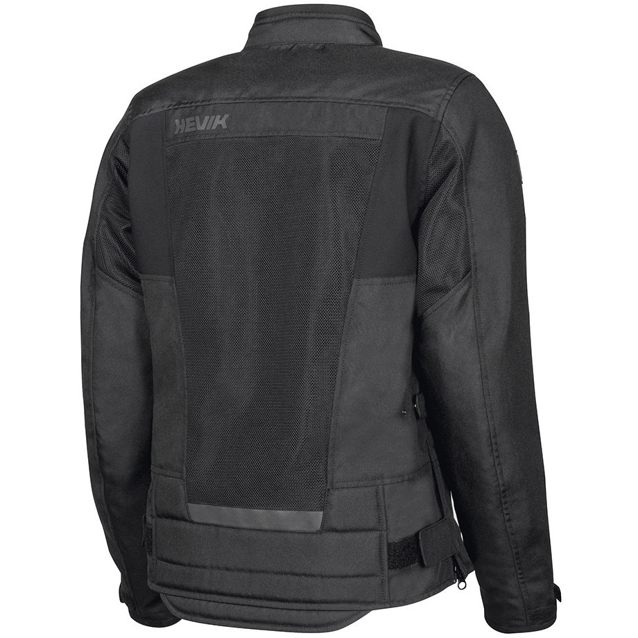 Hevik Urban Scirocco Lady Ligth Black Perforated Woman Fabric Motorcycle Jacket