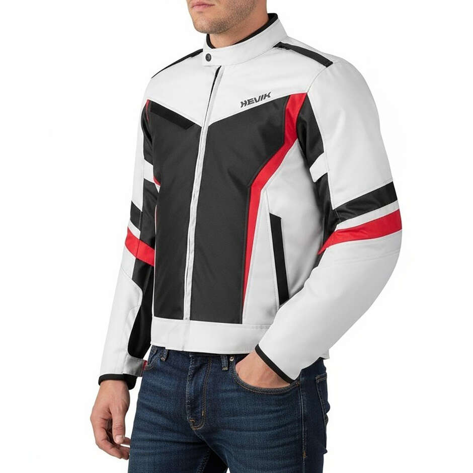Hevik VEGA Mid-Season Motorradjacke Eisgrau