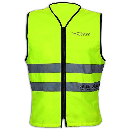 High Visibility Motorcycle Vest American-Pro BRIGHT VEST Fluo