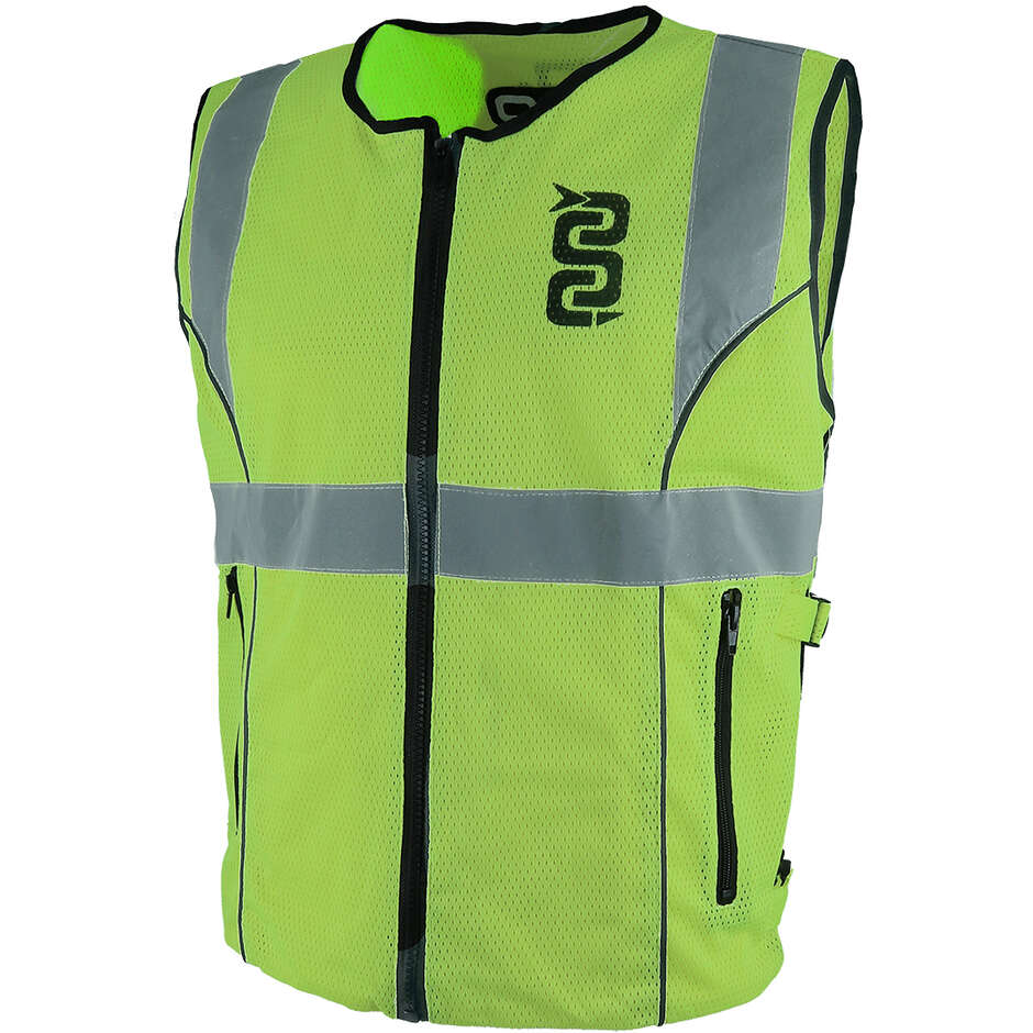 High Visibility Vest Perforated OJ NET FLASH fluorescent yellow