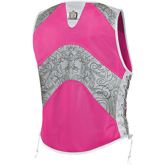 High visibility vests Moto Lady Icon Pink Corset