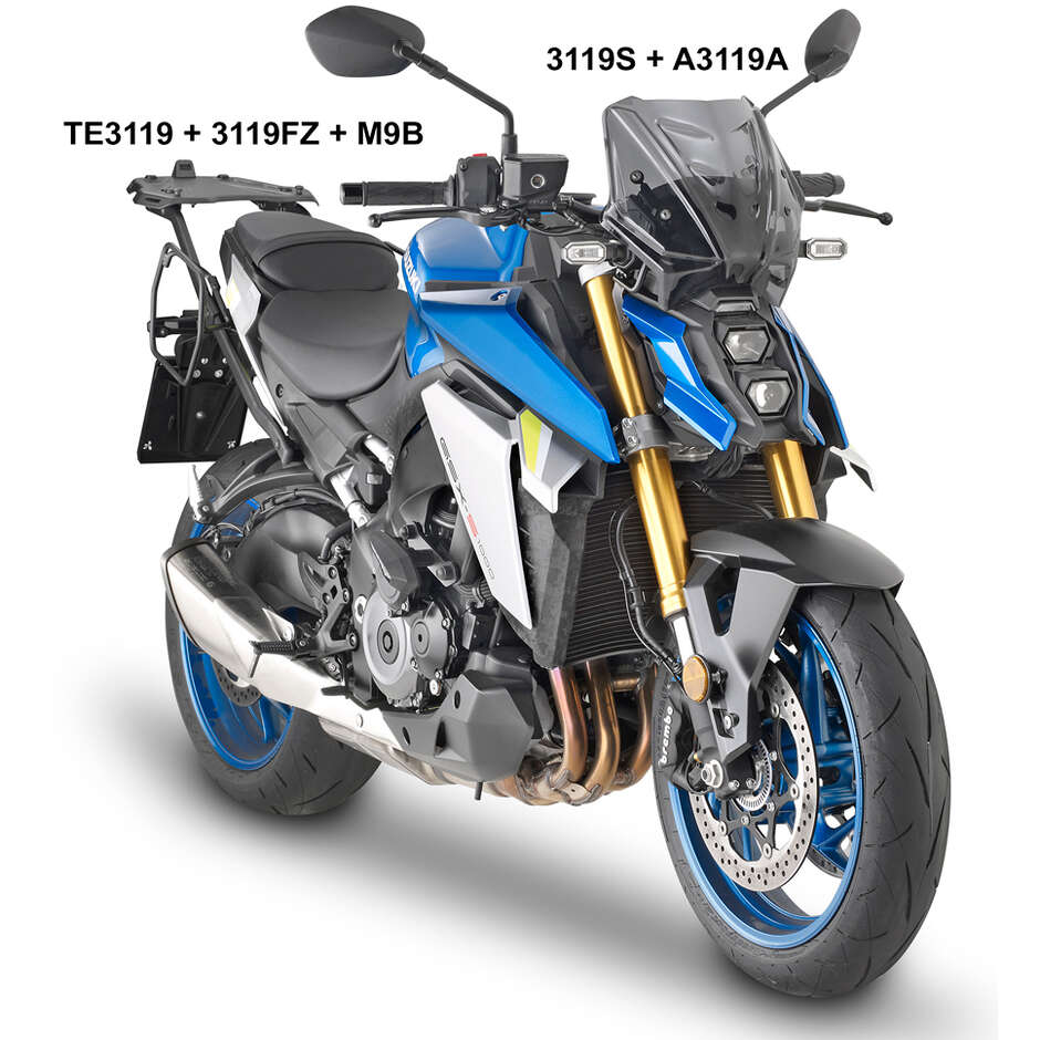 Hinterer Topcaseträger Monokey oder Monolock Givi3119FZ für Suzuki GSX S1000 (21 > 24)