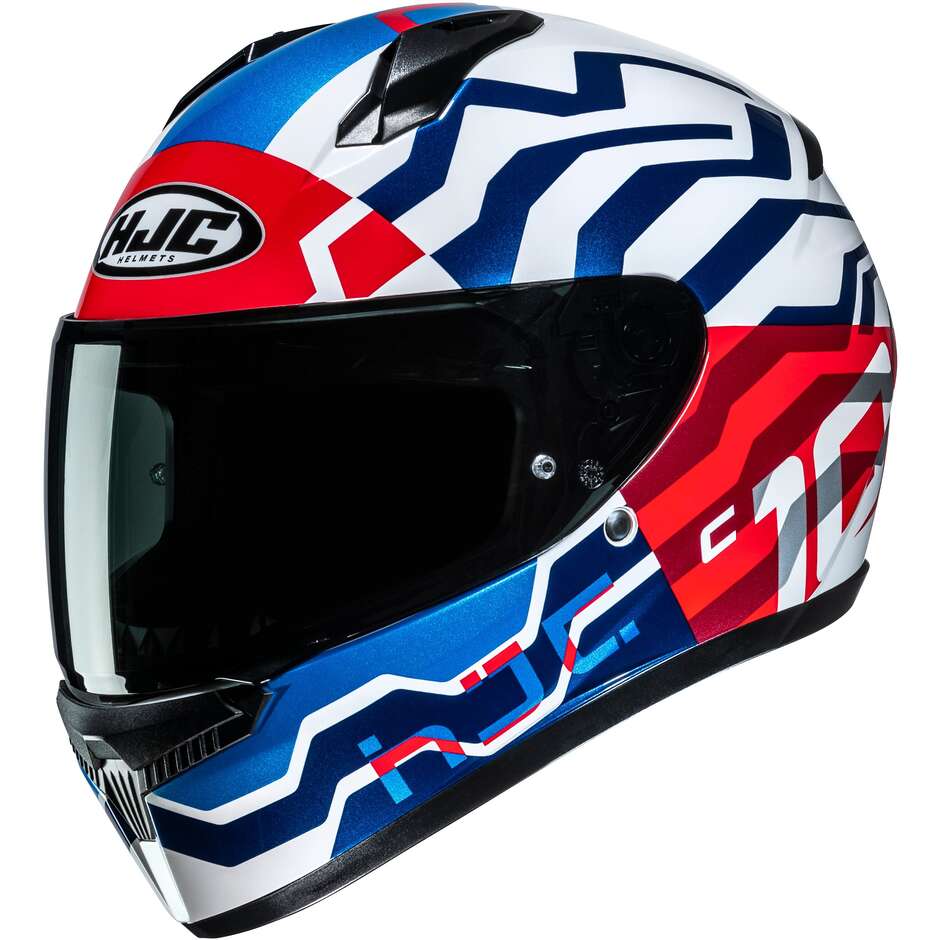 HJC C10 BLADE MC21 Integralhelm für Motorräder, Blau/Rot