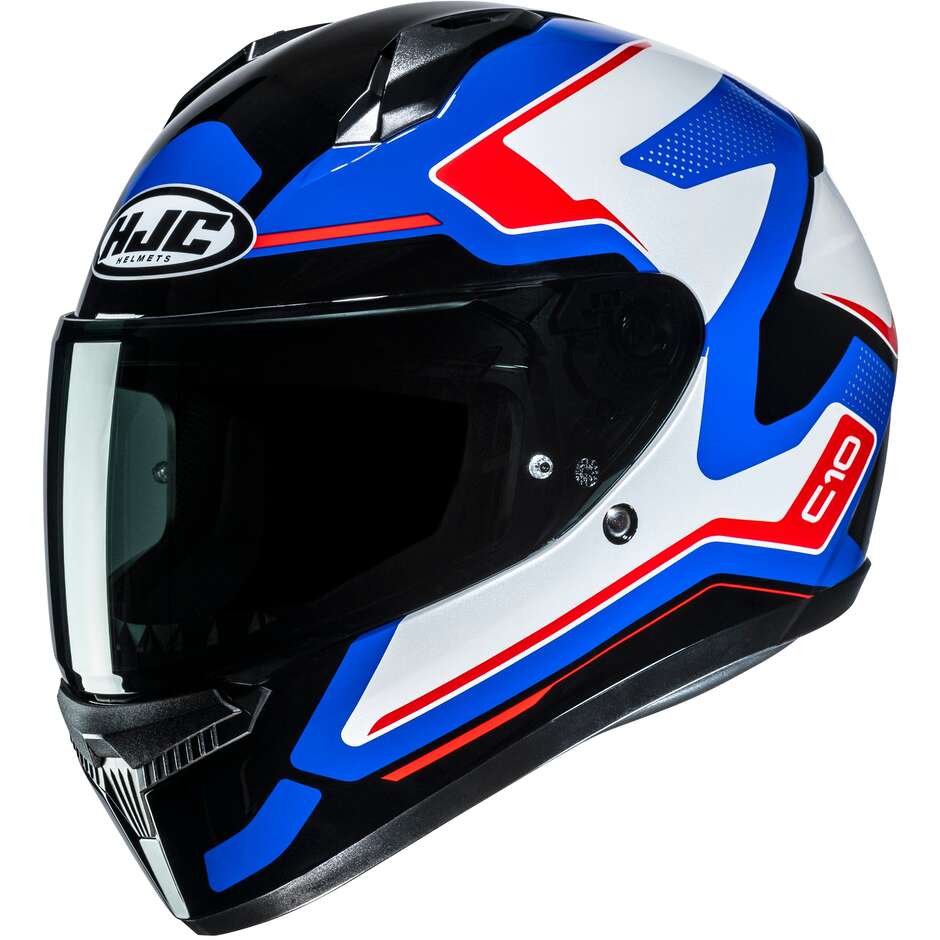 HJC C10 CRIC MC21 Full Face Motorcycle Helmet Blue Red