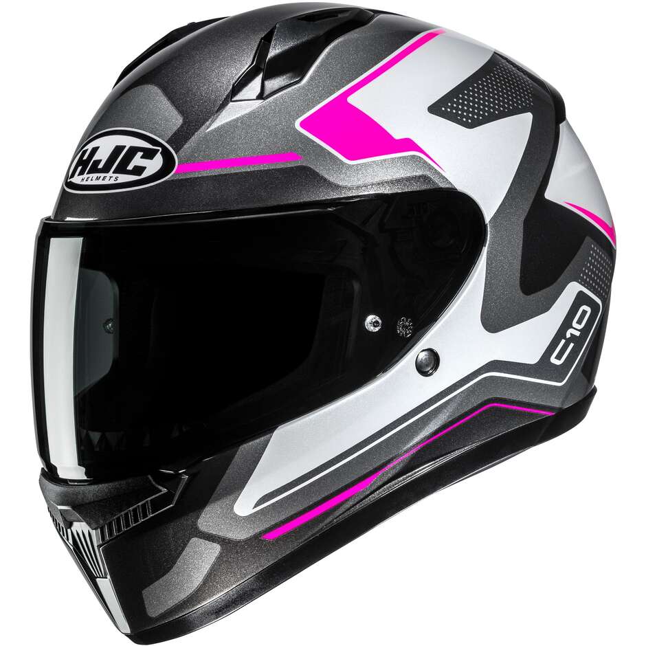 HJC C10 CRIC MC8 Full Face Motorcycle Helmet Pink