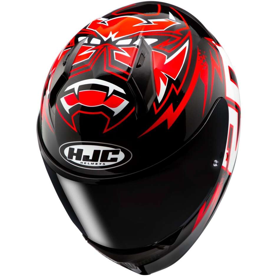 Hjc C10 DIABLO MASK MC1 Integraler Motorradhelm