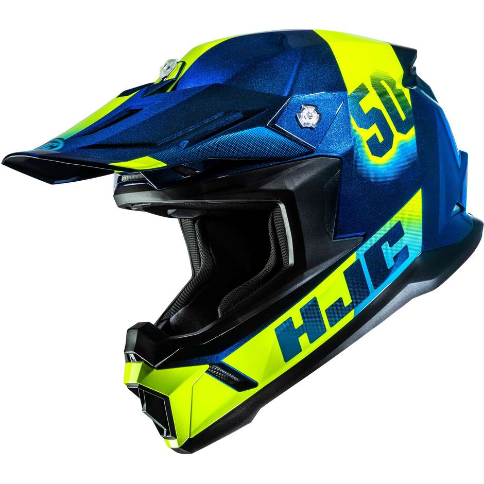 HJC C50 Dash MC2 Blue Enduro Cross Helm