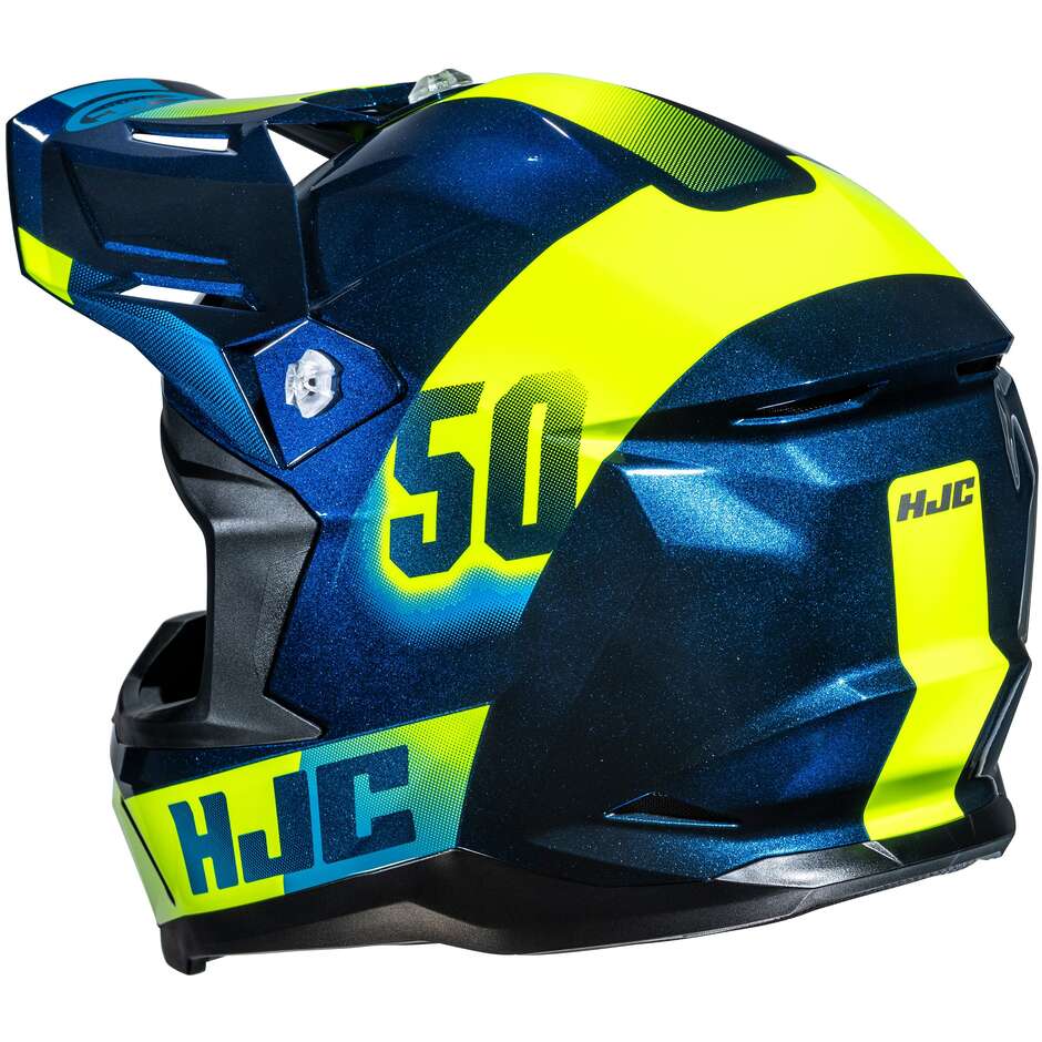 HJC C50 Dash MC2 Blue Enduro Cross Helm