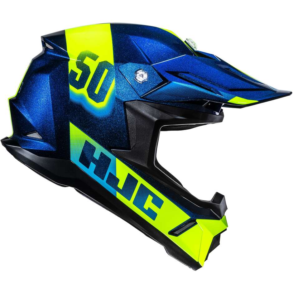 HJC C50 Dash MC2 Blue Enduro Cross Helm