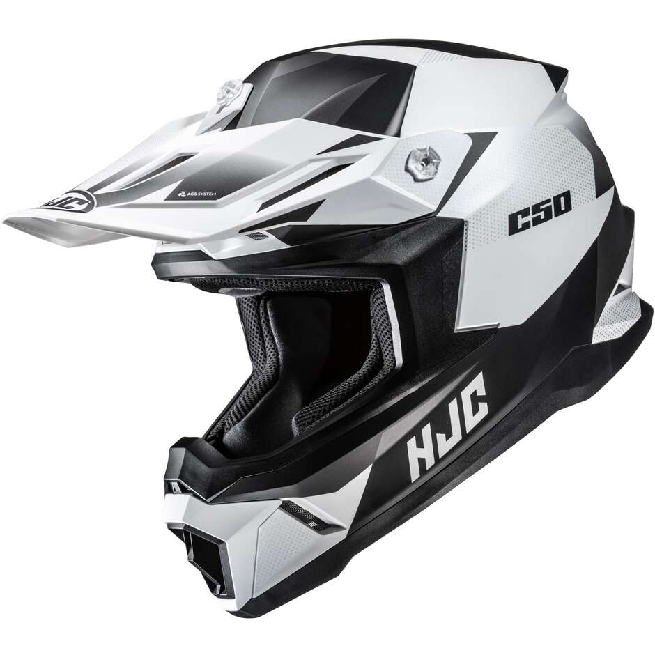 Hjc C50 SLIDE MC10SF Cross Enduro Motorradhelm