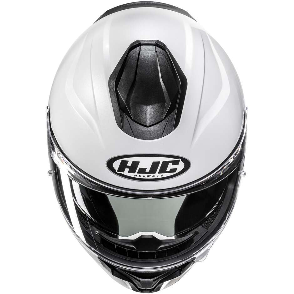 HJC C71 SOLID Integralhelm für Motorradfahrer, Perlweiß