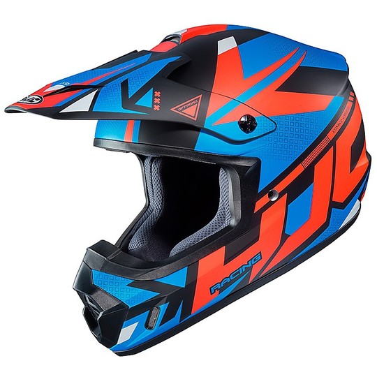 HJC CS-MX II Cross Enduro Motorcycle Helmet Madax MC26SF Blue