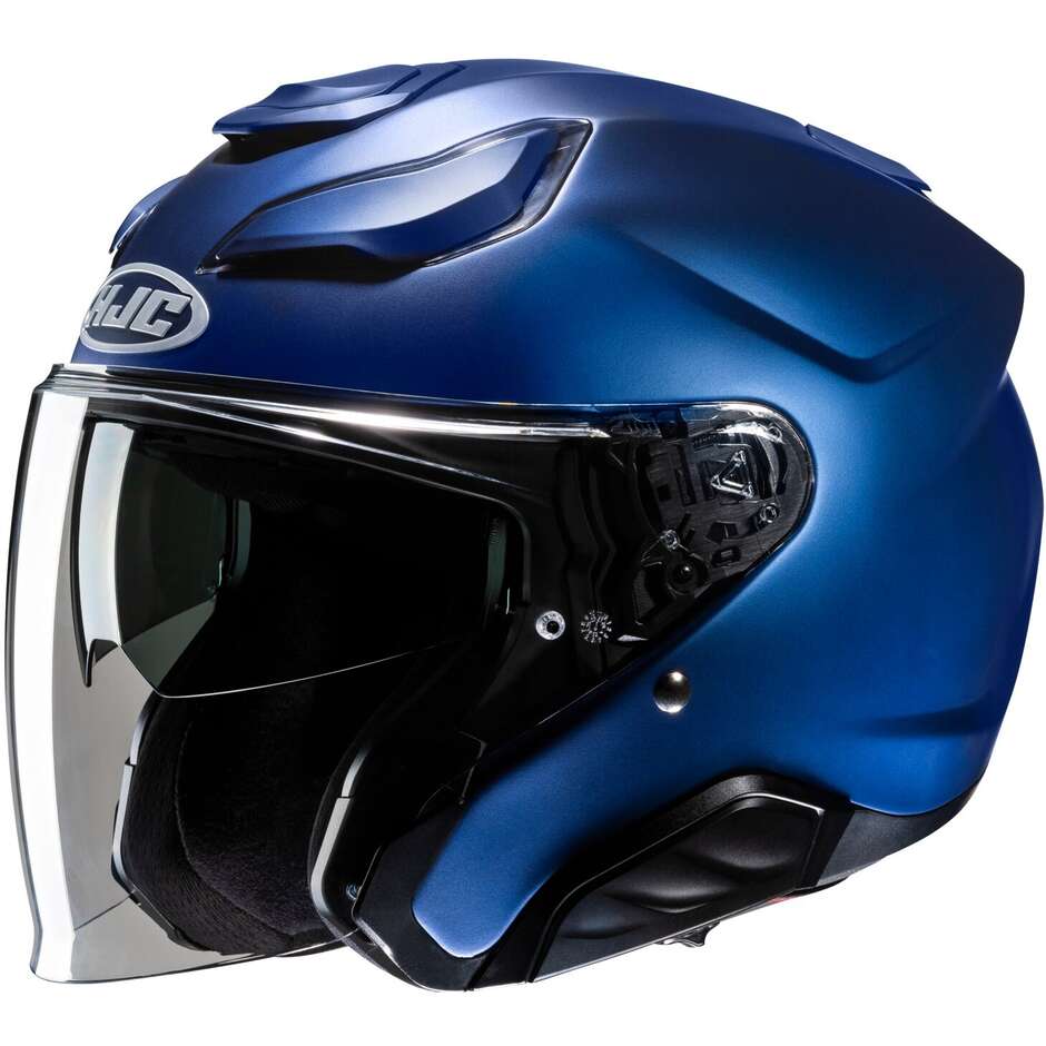 Hjc F31 Semi Blue Metallic Matt Jet Motorcycle Helmet