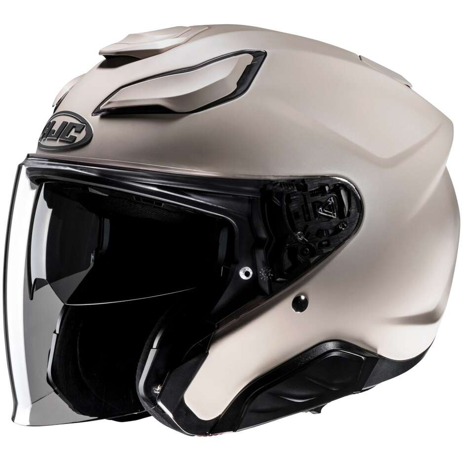 Hjc F31 Semi Sand Beige Matt Motorcycle Helmet