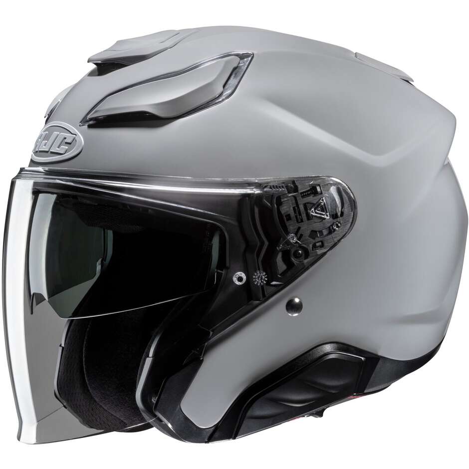 Hjc F31 Solid Nardo Gray Motorcycle Jet Helmet