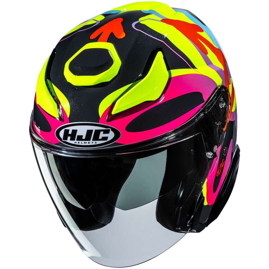 HJC F31 SORA MC38 Jet Motorcycle Helmet
