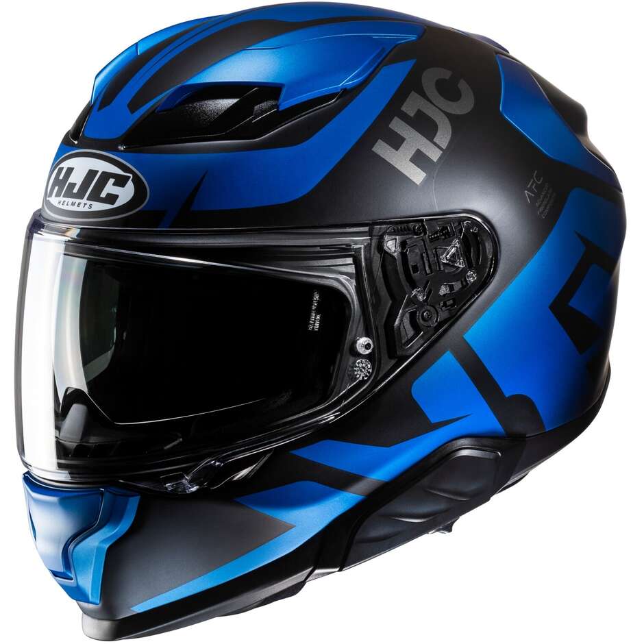 Hjc F71 BARD MC2SF Full Face Motorcycle Helmet Matt Black Blue