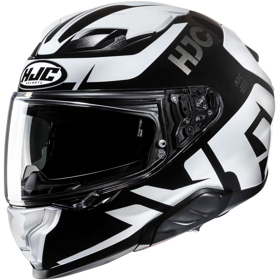 Hjc F71 BARD MC5 Full Face Motorcycle Helmet White Black