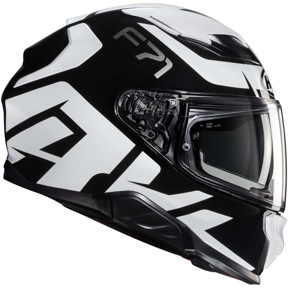 Hjc F71 BARD MC5 Full Face Motorcycle Helmet White Black