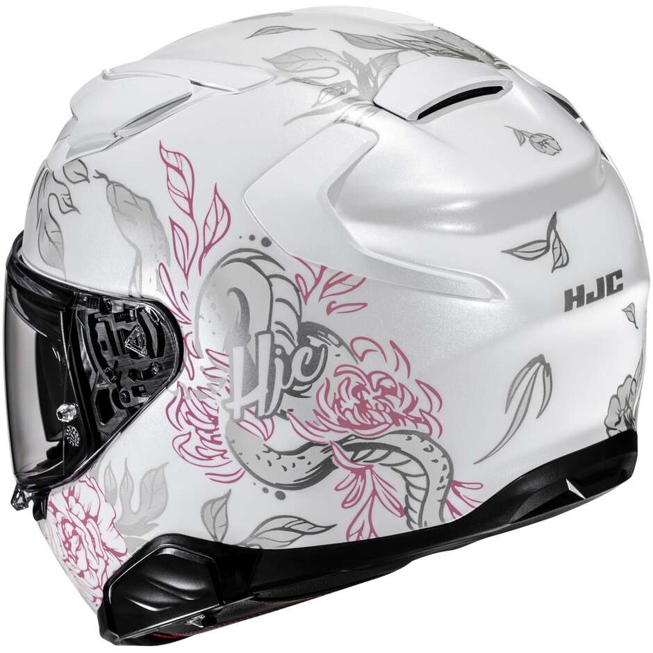 Hjc F71 ELIZ MC8 Full Face Motorcycle Helmet