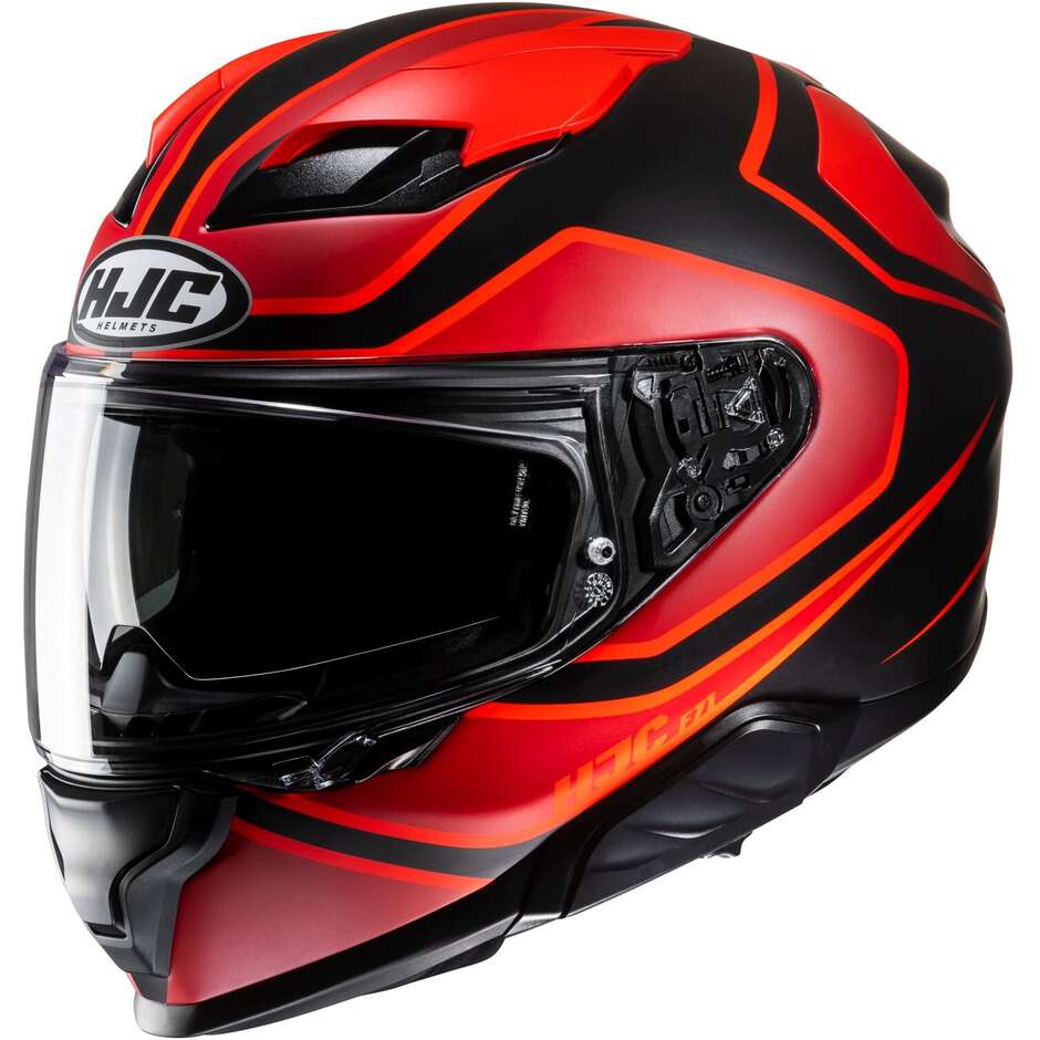 Hjc F71 IDLE MC1SF Full Face Motorcycle Helmet Matt Black Red