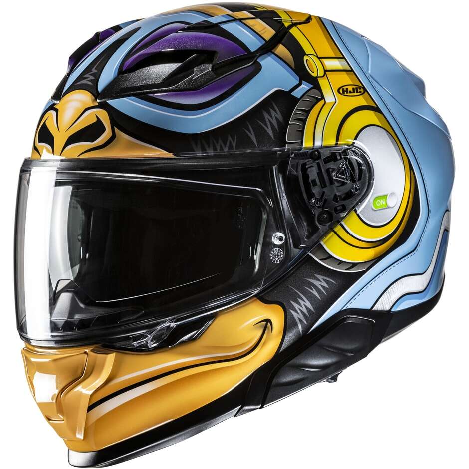 Hjc F71 MONKEY DJ MC23 Full Face Motorcycle Helmet