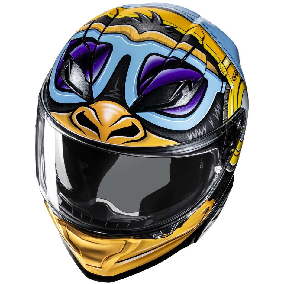 Hjc F71 MONKEY DJ MC23 Full Face Motorcycle Helmet