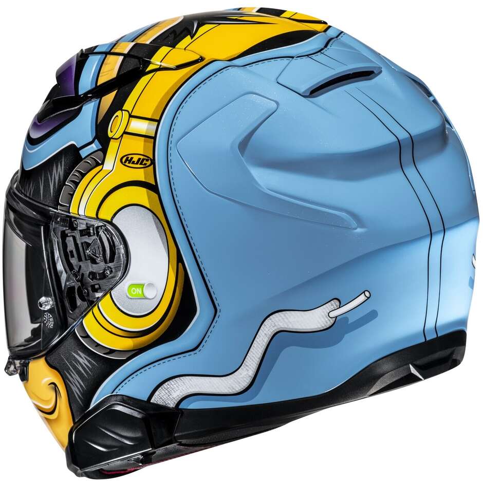 Hjc F71 MONKEY DJ MC23 Full Face Motorcycle Helmet