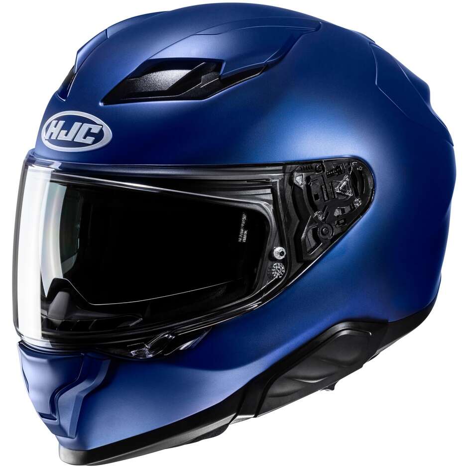 Hjc F71 Semi Blue Metallic Full Face Motorcycle Helmet