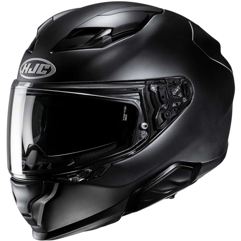 Hjc F71 Semi Matt Black Full Face Motorcycle Helmet