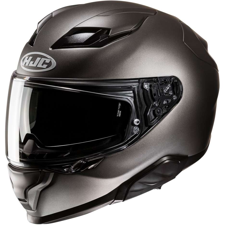 Hjc F71 Semi Titanium Matt Full Face Motorcycle Helmet