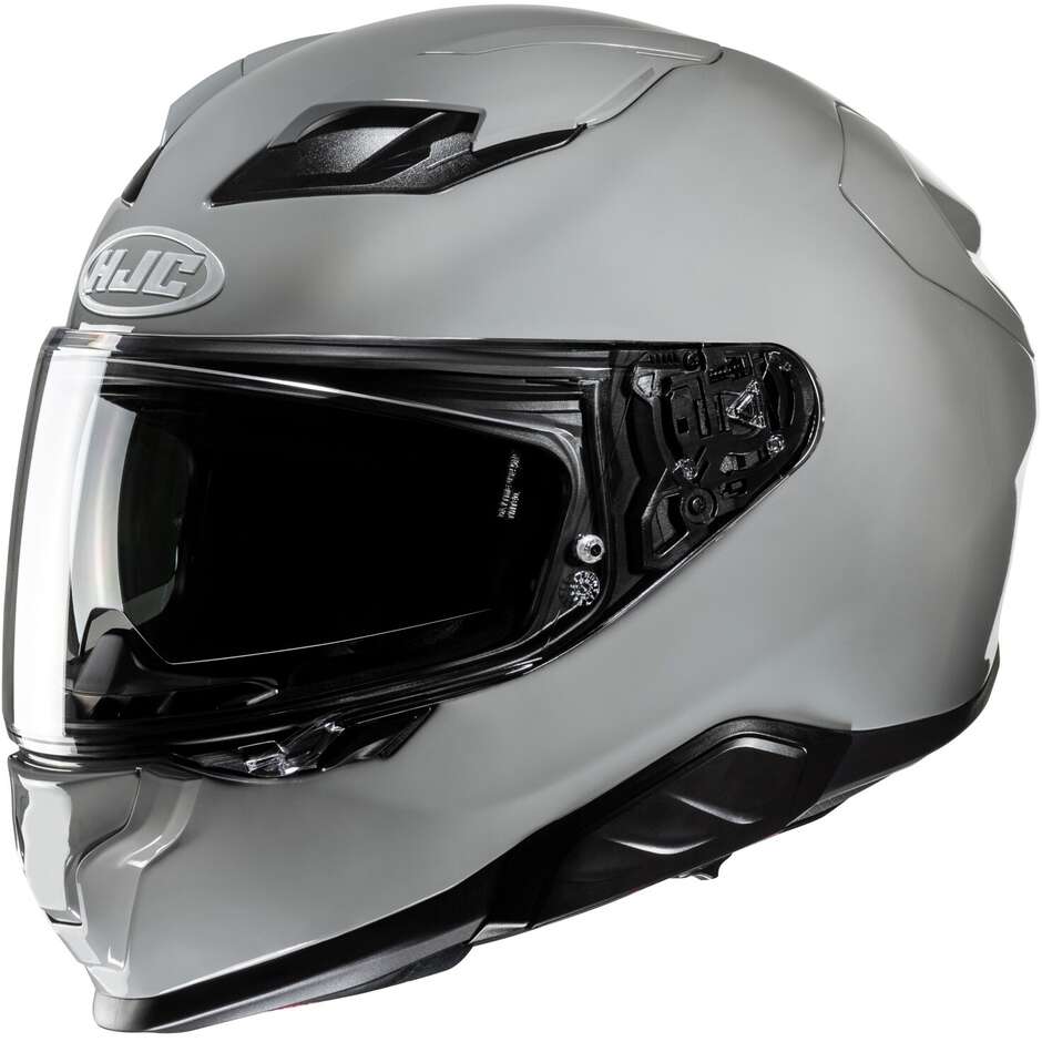 Hjc F71 Solid Nardo Gray Integral Motorcycle Helmet