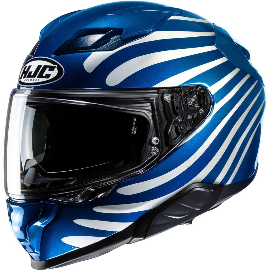 Hjc F71 ZEN MC2 Full Face Motorcycle Helmet White Blue