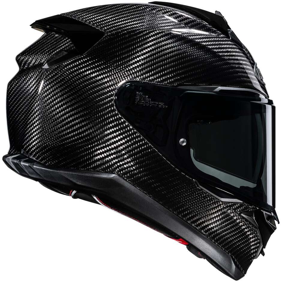 HJC F72 CARBON SOLID Full Face Motorcycle Helmet Black