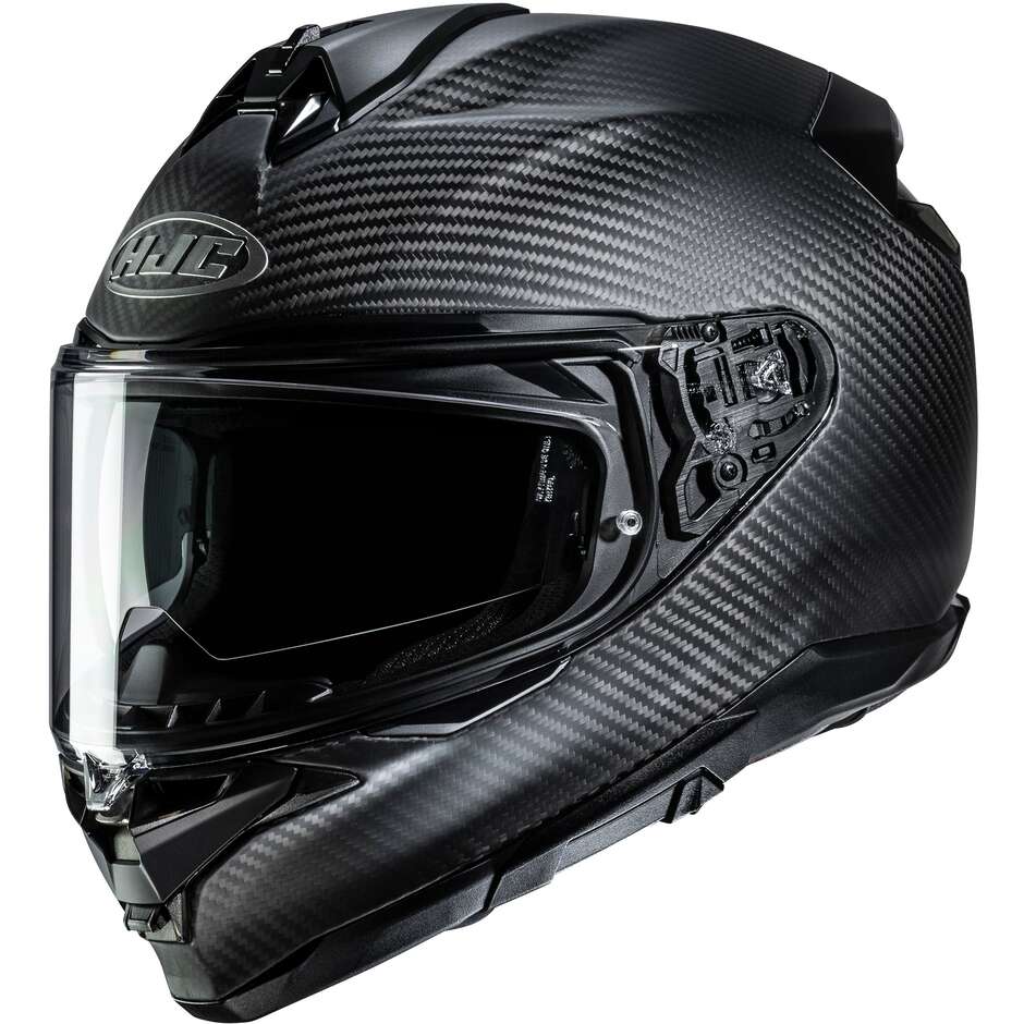 HJC F72 CARBON SOLID Full Face Motorcycle Helmet, Matte Black