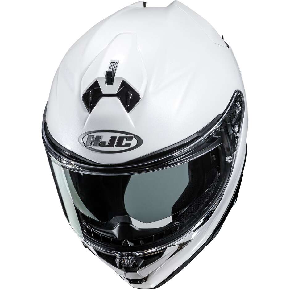 HJC F72 SOLID Integralhelm für Motorräder, Perlweiß