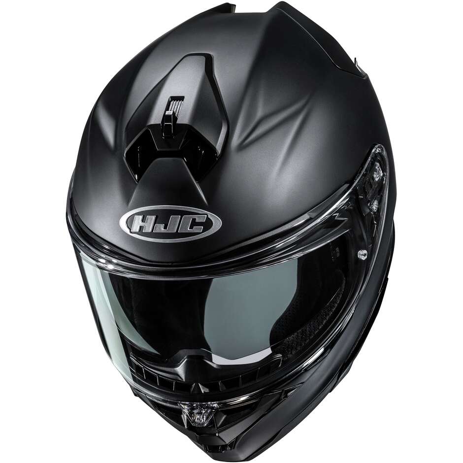 HJC F72 SOLID Integralhelm für Motorräder, seidenmatt schwarz