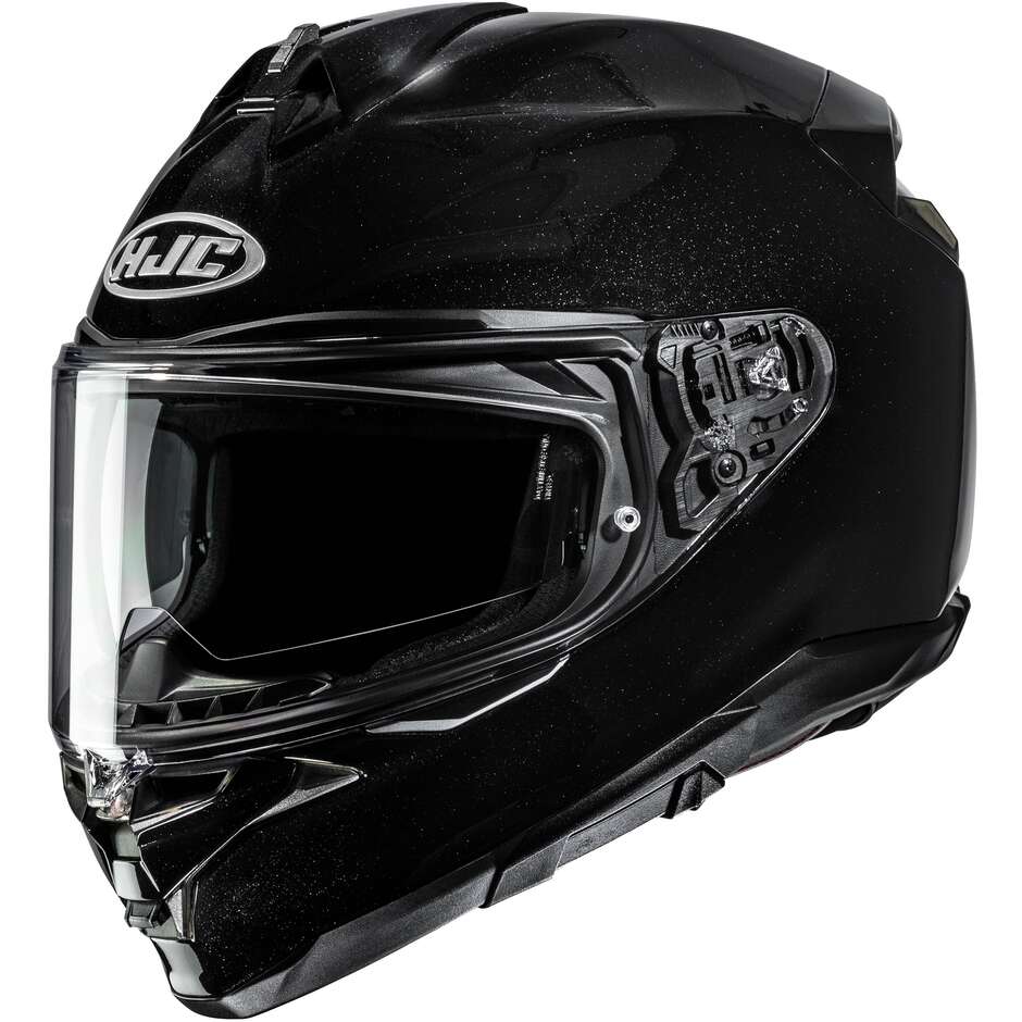 HJC F72 SOLID Integralhelm, Schwarz Metallic