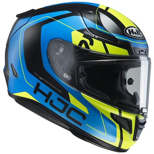 HJC Helm Moto Integral RPHA 11 Chakri MC24HSF Blau Schwarz Gelb Opaque