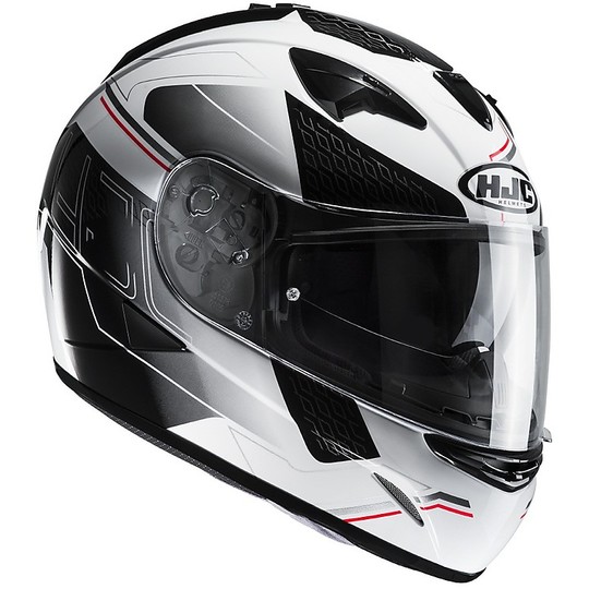 HJC Helm Moto Integral TR-1 Cetus MC10 Schwarz Weiß