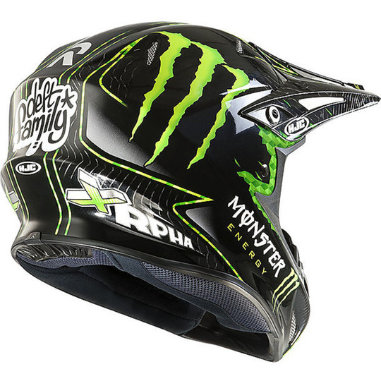 HJC Helmet Moto Cross X RPHA Nate Adams Monster MC5