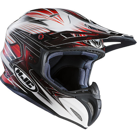 HJC Helmet Moto Cross X RPHA Silverbolt MC1