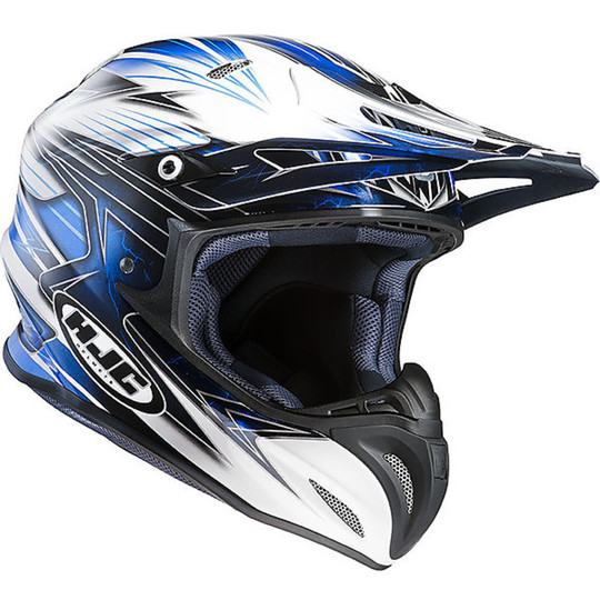 HJC Helmet Moto Cross X RPHA Silverbolt MC2