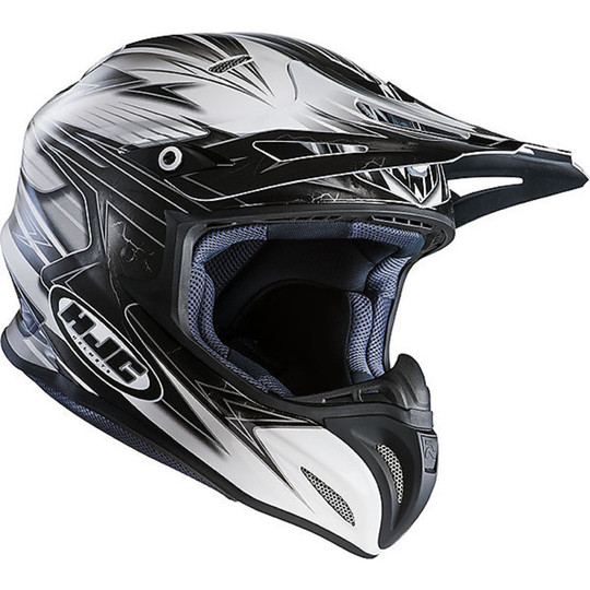 HJC Helmet Moto Cross X RPHA Silverbolt MC5