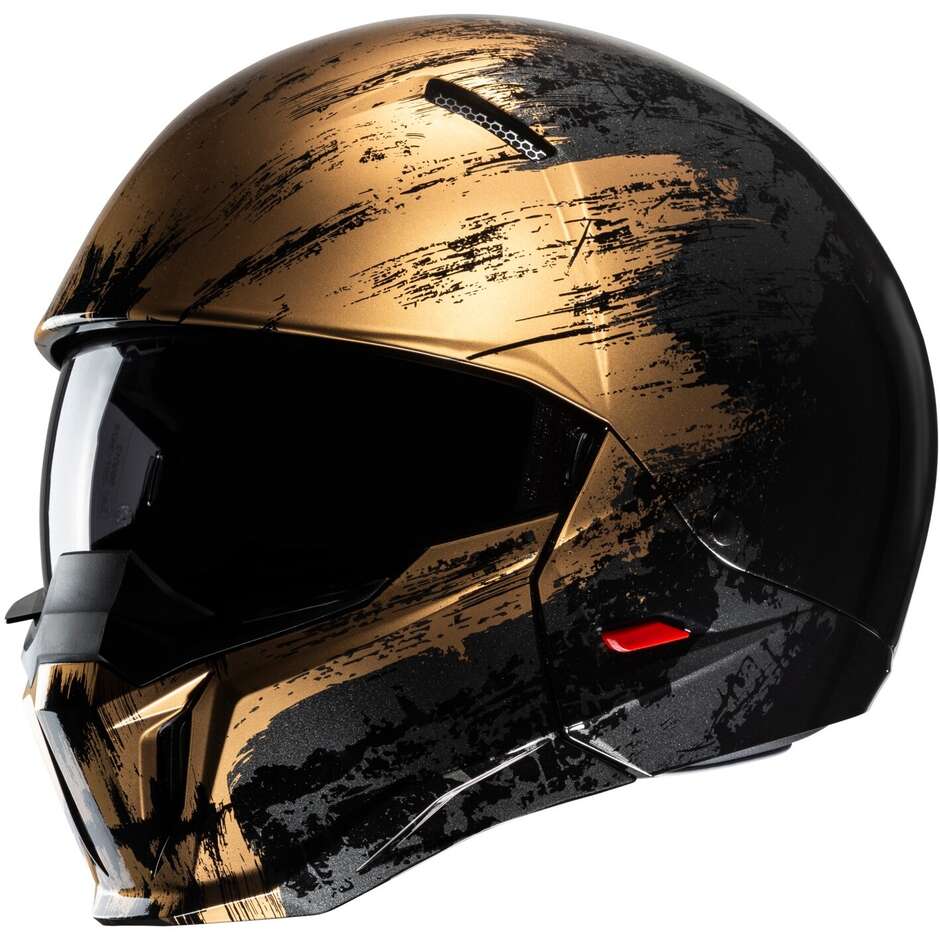 Hjc i20 FURIA MC9 Jet Motorcycle Helmet Black Gold