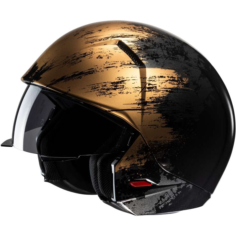 Hjc i20 FURIA MC9 Jet Motorcycle Helmet Black Gold